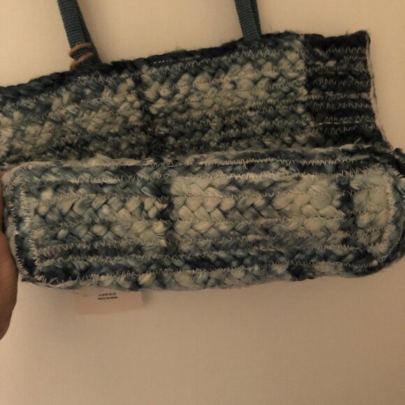 Antik Kraft Jute and Bead Tote Bag - Picture 7 of 12